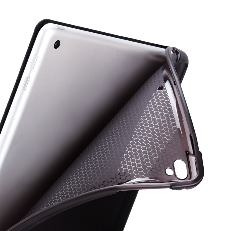 Litchi Texture Flip Leather Case for iPad 9.7(2017) / 9.7(2018)/ Air2 / Air, with Three-folding Holder & Pen Slots