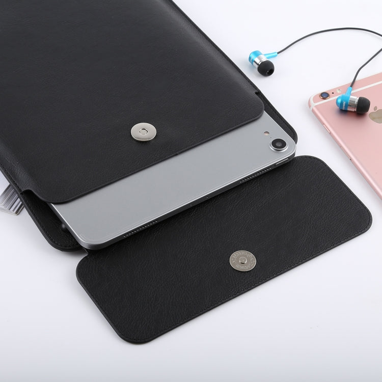 Litchi Texture Vertical Flip PU Leather Sleeve Case for iPad Pro 9.7 inch - iPad Pro 10.5 inch(Black)