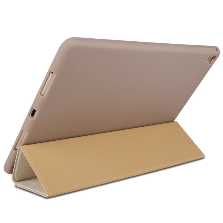 Maple Pattern Horizontal Flip PU Leather Case for iPad Pro 9.7 (2016), with Three-folding Holder & Honeycomb TPU Cover