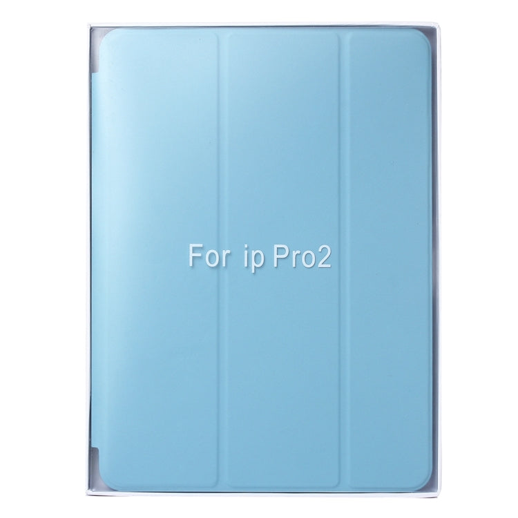 Horizontal Flip Solid Color Leather Case with Three-folding Holder & Wake-up / Sleep Function for iPad Pro 9.7 inch