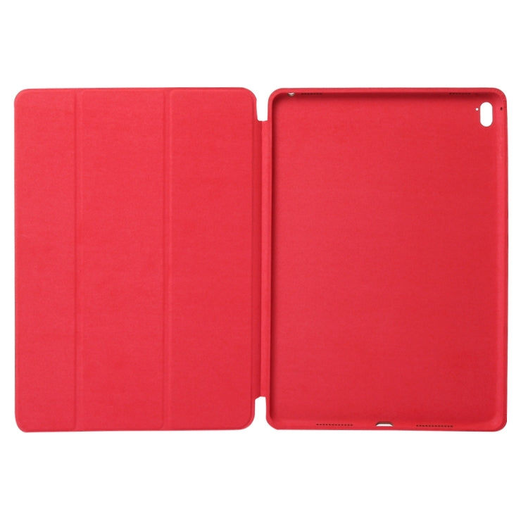 Horizontal Flip Solid Color Leather Case with Three-folding Holder & Wake-up / Sleep Function for iPad Pro 9.7 inch