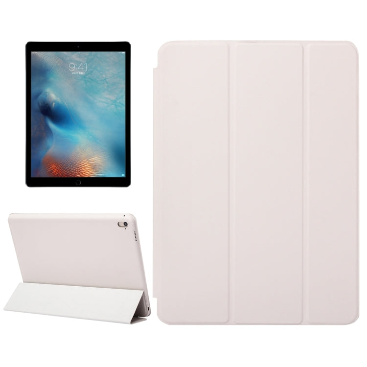 Horizontal Flip Solid Color Leather Case with Three-folding Holder & Wake-up / Sleep Function for iPad Pro 9.7 inch