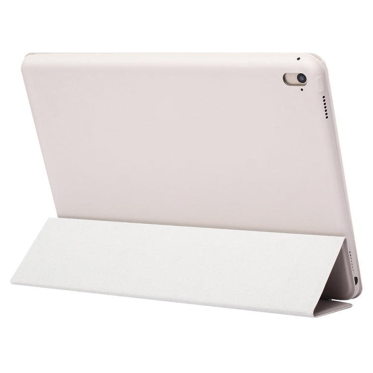 Horizontal Flip Solid Color Leather Case with Three-folding Holder & Wake-up / Sleep Function for iPad Pro 9.7 inch