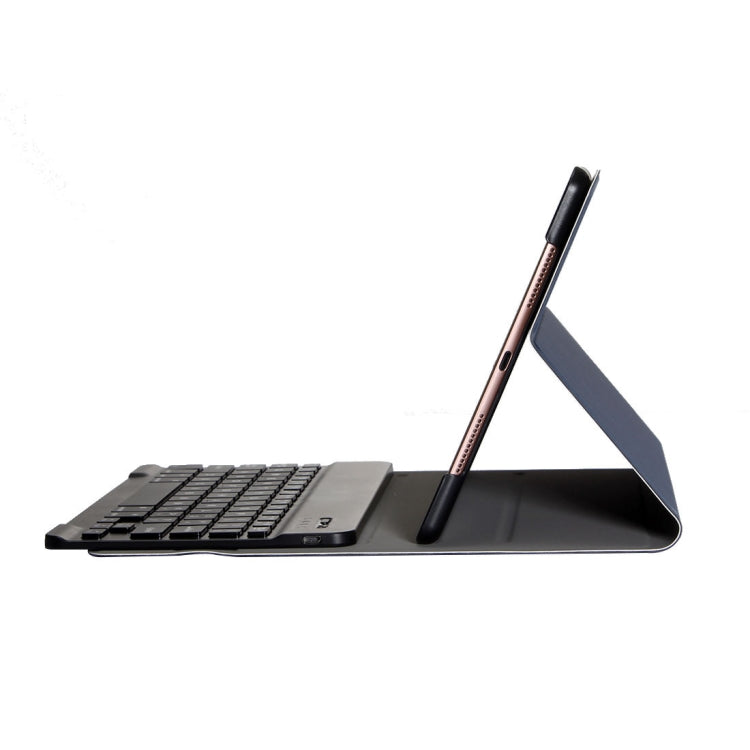 For iPad 9.7 (2018) & iPad Air & Air 2 & iPad Pro 9.7 & New iPad 9.7 inch (2017) Ultra-thin ABS Bluetooth Keyboard Horizontal Flip Leather Tablet Case with Holder