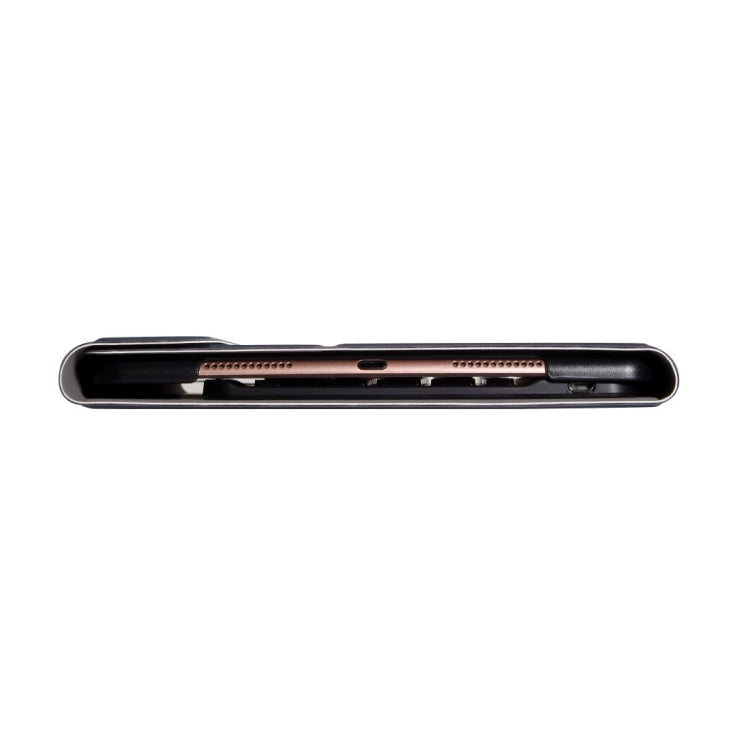 For iPad 9.7 (2018) & iPad Air & Air 2 & iPad Pro 9.7 & New iPad 9.7 inch (2017) Ultra-thin ABS Bluetooth Keyboard Horizontal Flip Leather Tablet Case with Holder