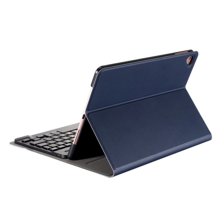 For iPad 9.7 (2018) & iPad Air & Air 2 & iPad Pro 9.7 & New iPad 9.7 inch (2017) Ultra-thin ABS Bluetooth Keyboard Horizontal Flip Leather Tablet Case with Holder