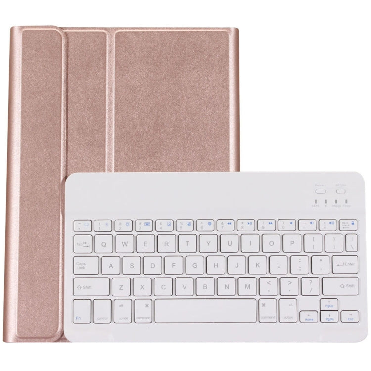 For iPad 9.7 (2018) & iPad Air & Air 2 & iPad Pro 9.7 & New iPad 9.7 inch (2017) Ultra-thin ABS Bluetooth Keyboard Horizontal Flip Leather Tablet Case with Holder