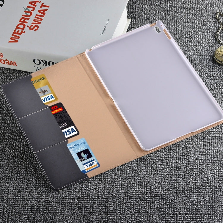 For iPad Pro 9.7 inch Rabbit Pattern Diamond Encrusted Leather Case with Holder & Card Slots