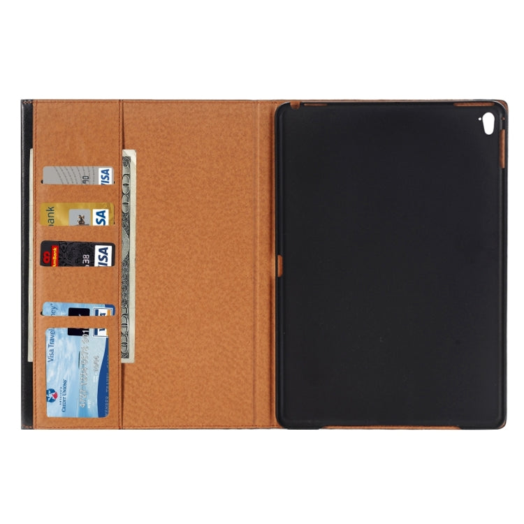 Book Style Horizontal Flip Leather Case with Holder & Card Slots & Wallet for iPad Pro 9.7 inch