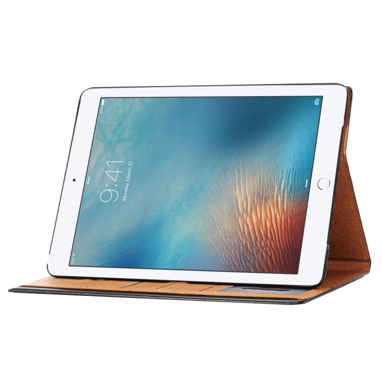 Book Style Horizontal Flip Leather Case with Holder & Card Slots & Wallet for iPad Pro 9.7 inch