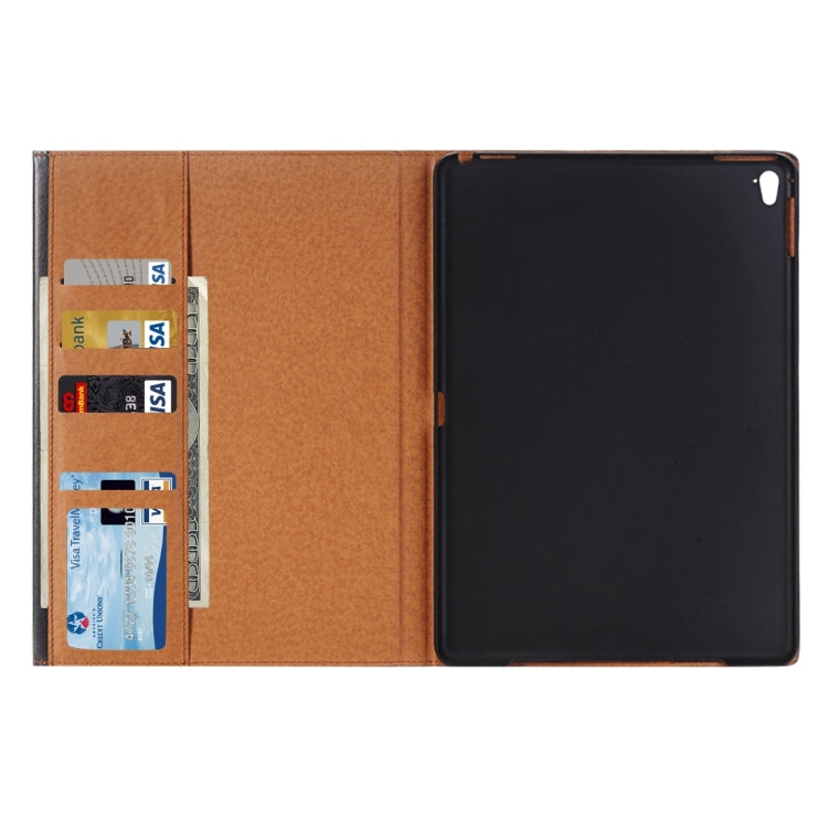 Book Style Horizontal Flip Leather Case with Holder & Card Slots & Wallet for iPad Pro 9.7 inch