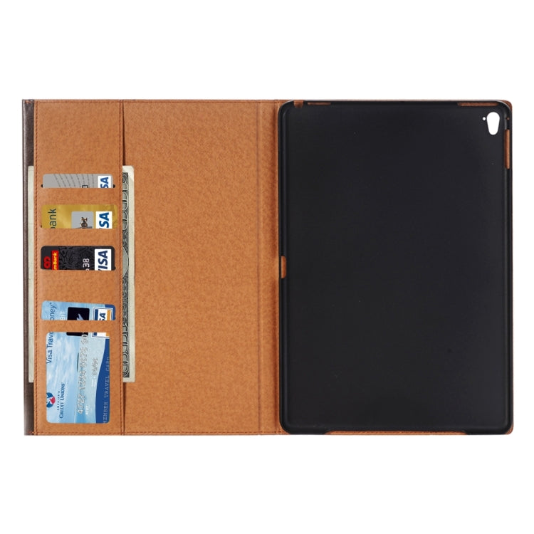 Book Style Horizontal Flip Leather Case with Holder & Card Slots & Wallet for iPad Pro 9.7 inch