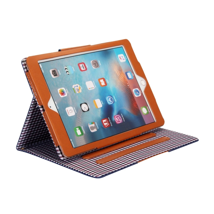 For iPad 9.7 (2018) & iPad 9.7 (2017) / Air 2 / Air Retro Denim Cloth Texture Universal Horizontal Flip Leather Case with Holder & Card Slots & Sleep / Wake-up