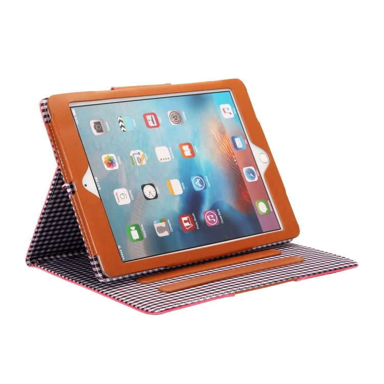 For iPad 9.7 (2018) & iPad 9.7 (2017) / Air 2 / Air Retro Denim Cloth Texture Universal Horizontal Flip Leather Case with Holder & Card Slots & Sleep / Wake-up