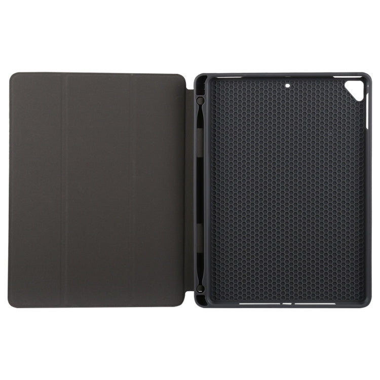 TOTUDESIGN Curtain Series Horizontal Flip Leather Case for iPad Pro 9.7 inch, With Holder & Pen Slot