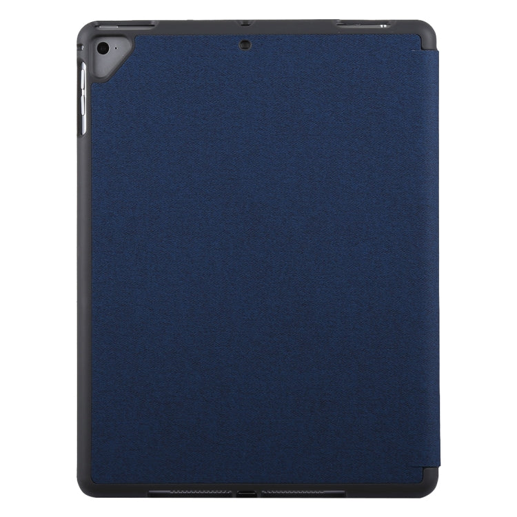 TOTUDESIGN Curtain Series Horizontal Flip Leather Case for iPad Pro 9.7 inch, With Holder & Pen Slot