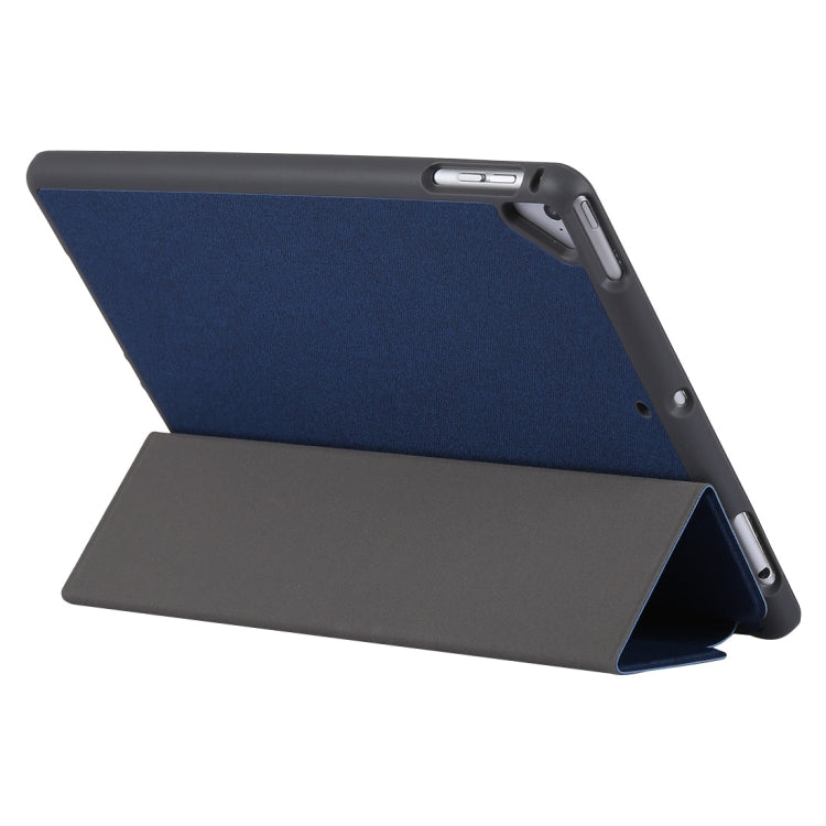 TOTUDESIGN Curtain Series Horizontal Flip Leather Case for iPad Pro 9.7 inch, With Holder & Pen Slot