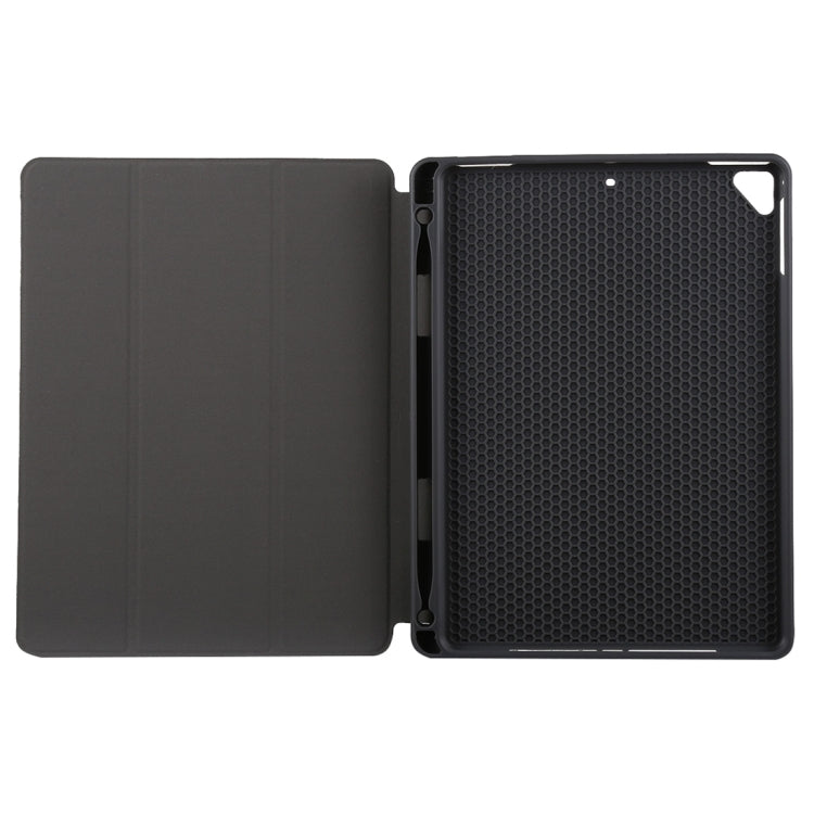 TOTUDESIGN Curtain Series Horizontal Flip Leather Case for iPad Pro 9.7 inch, With Holder & Pen Slot