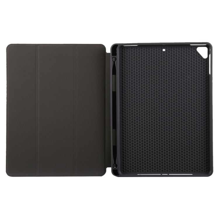 TOTUDESIGN Curtain Series Horizontal Flip Leather Case for iPad Pro 9.7 inch, With Holder & Pen Slot