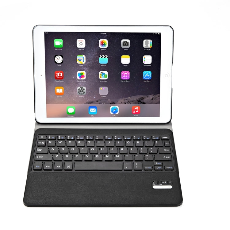 2 in 1 Detachable Bluetooth Keyboard Voltage Leather Tablet Case with Holder & Wake-up / Sleep Function for iPad Pro 9.7 inch(Black)