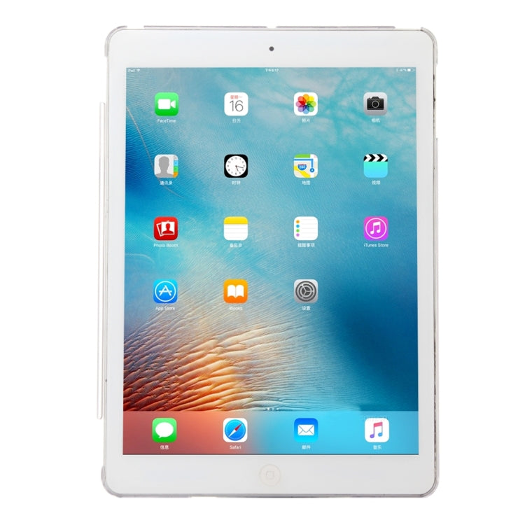 For iPad 9.7 (2018) & iPad 9.7 inch (2017)& iPad Air Ultra-thin Transparent  PC Protective Case(Transparent)