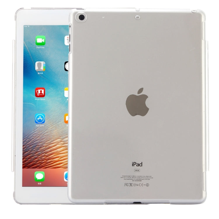 For iPad 9.7 (2018) & iPad 9.7 inch (2017)& iPad Air Ultra-thin Transparent  PC Protective Case(Transparent)