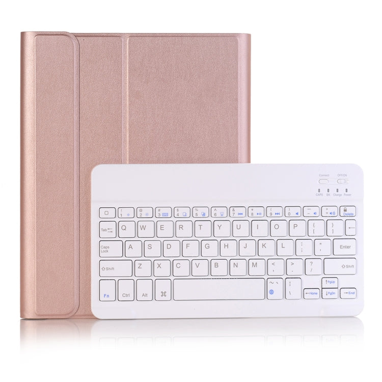 Bluetooth Keyboard + Frosted Texture Horizontal Flip Leather Tablet Case for iPad 9.7 (2018) & iPad 9.7 (2017) & iPad Air, with Holder