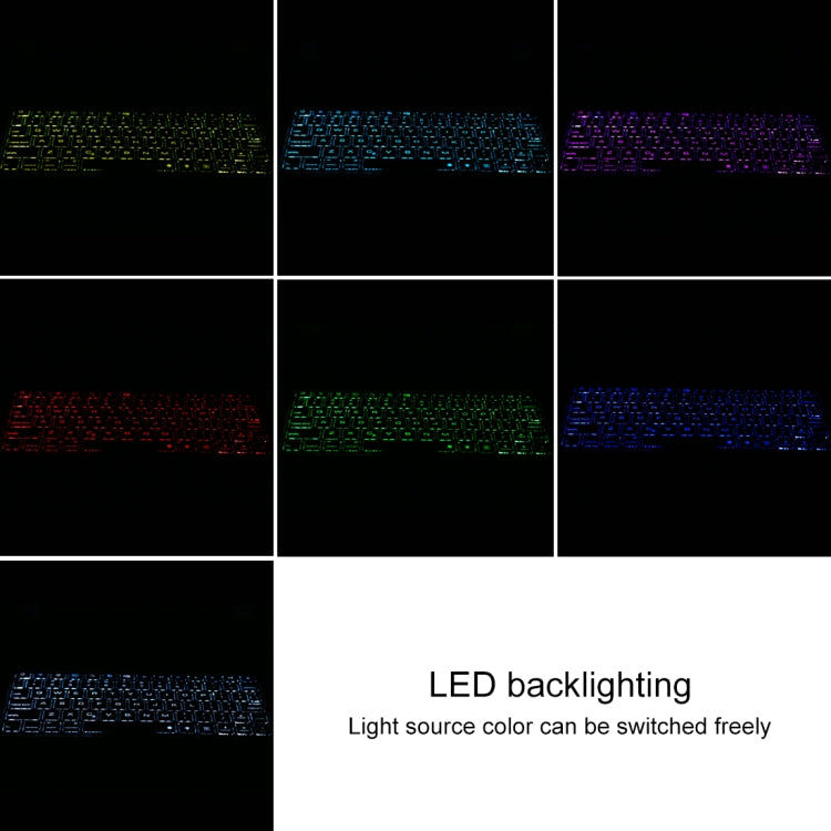 BlueFinger F02 Bluetooth Keyboard with Colorful Backlight, for iPad 9.7 inch (2017) / iPad Pro 9.7 inch / iPad Air 2 / iPad Air