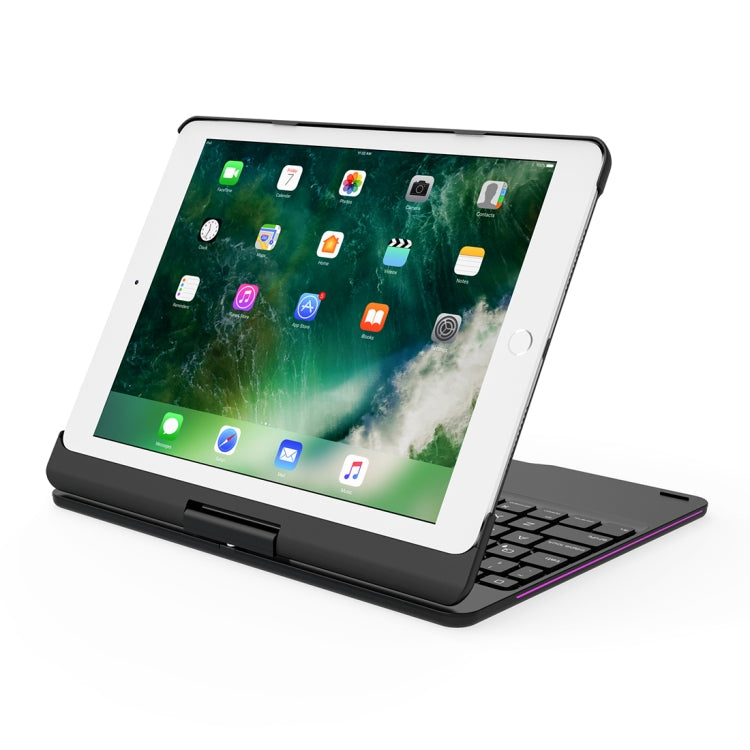 BlueFinger F180 360-Degrees Rotating Bluetooth Keyboard with Colorful Backlight, for iPad 9.7 inch (2017) / iPad Pro 9.7 inch / iPad Air 2 / iPad Air