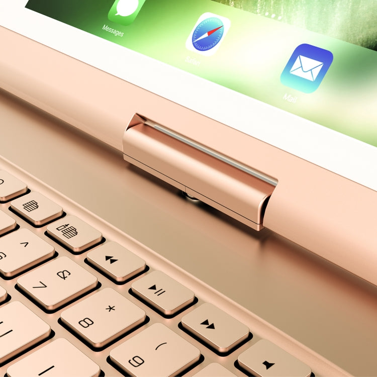 BlueFinger F180 360-Degrees Rotating Bluetooth Keyboard with Colorful Backlight, for iPad 9.7 inch (2017) / iPad Pro 9.7 inch / iPad Air 2 / iPad Air
