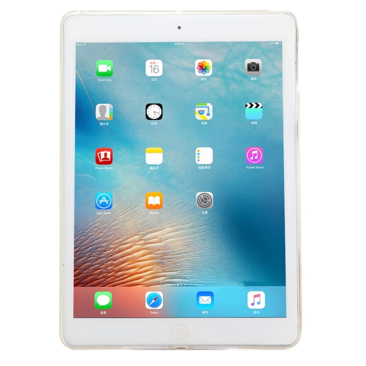 For iPad 9.7 (2018) & iPad 9.7 inch (2017)& iPad Air Ultra-thin Transparent TPU Protective Case(Transparent)