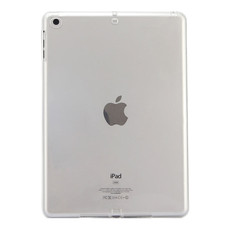 For iPad 9.7 (2018) & iPad 9.7 inch (2017)& iPad Air Ultra-thin Transparent TPU Protective Case(Transparent)