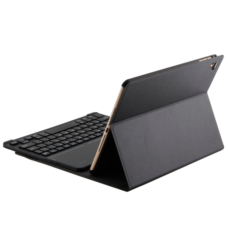 2068B for iPad 9.7 (2018) & iPad Air & Air 2 & iPad Pro 9.7 & New iPad 9.7 inch (2017) Universal Ultra-thin Tempered Glass Horizontal Flip Tablet Case + Bluetooth Keyboard