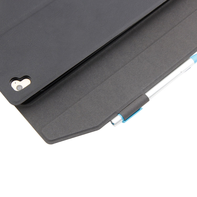 2068B for iPad 9.7 (2018) & iPad Air & Air 2 & iPad Pro 9.7 & New iPad 9.7 inch (2017) Universal Ultra-thin Tempered Glass Horizontal Flip Tablet Case + Bluetooth Keyboard
