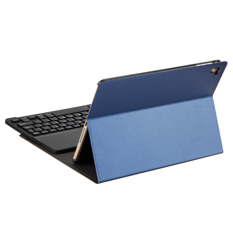 2068B for iPad 9.7 (2018) & iPad Air & Air 2 & iPad Pro 9.7 & New iPad 9.7 inch (2017) Universal Ultra-thin Tempered Glass Horizontal Flip Tablet Case + Bluetooth Keyboard
