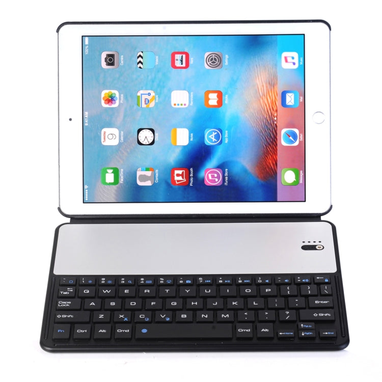 2028 for iPad 9.7 (2018) & iPad Air & Air 2 & iPad Pro 9.7 & New iPad 9.7 inch (2017) Universal Ultra-thin PC + PU Horizontal Flip Tablet Case + Bluetooth Keyboard