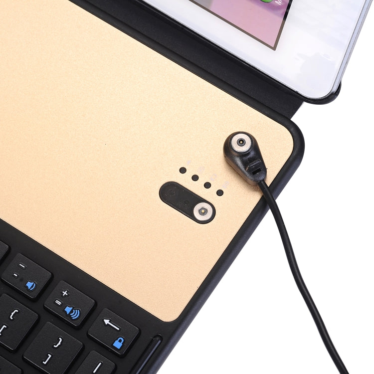 2028 for iPad 9.7 (2018) & iPad Air & Air 2 & iPad Pro 9.7 & New iPad 9.7 inch (2017) Universal Ultra-thin PC + PU Horizontal Flip Tablet Case + Bluetooth Keyboard