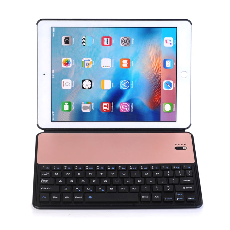 2028 for iPad 9.7 (2018) & iPad Air & Air 2 & iPad Pro 9.7 & New iPad 9.7 inch (2017) Universal Ultra-thin PC + PU Horizontal Flip Tablet Case + Bluetooth Keyboard