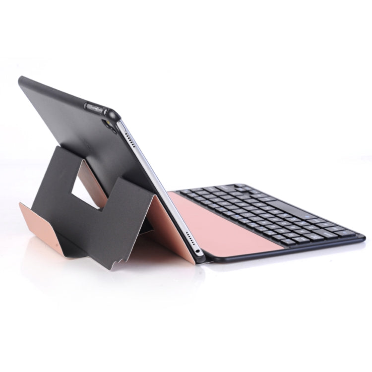 2028 for iPad 9.7 (2018) & iPad Air & Air 2 & iPad Pro 9.7 & New iPad 9.7 inch (2017) Universal Ultra-thin PC + PU Horizontal Flip Tablet Case + Bluetooth Keyboard