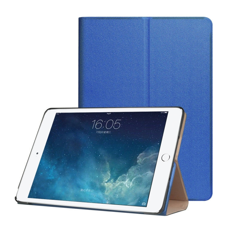 For iPad Pro 9.7inch (2017) Golden Stone Series PU Leather Stand Case Cover Shield