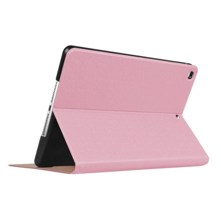 For iPad Pro 9.7inch (2017) Golden Stone Series PU Leather Stand Case Cover Shield