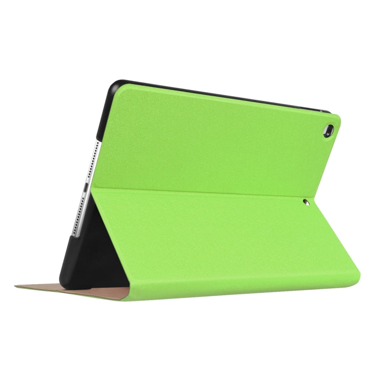 For iPad Pro 9.7inch (2017) Golden Stone Series PU Leather Stand Case Cover Shield