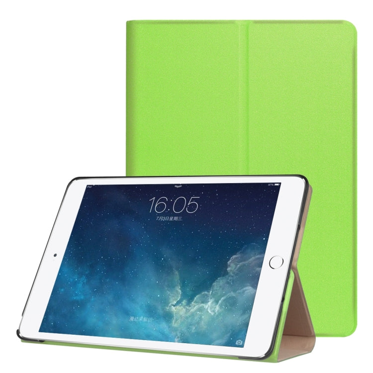 For iPad Pro 9.7inch (2017) Golden Stone Series PU Leather Stand Case Cover Shield