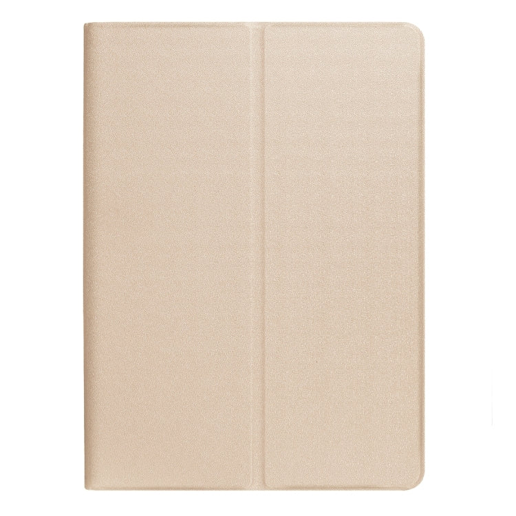 For iPad Pro 9.7inch (2017) Golden Stone Series PU Leather Stand Case Cover Shield