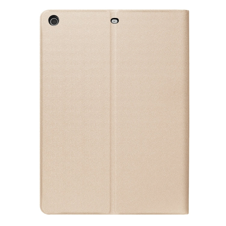 For iPad Pro 9.7inch (2017) Golden Stone Series PU Leather Stand Case Cover Shield