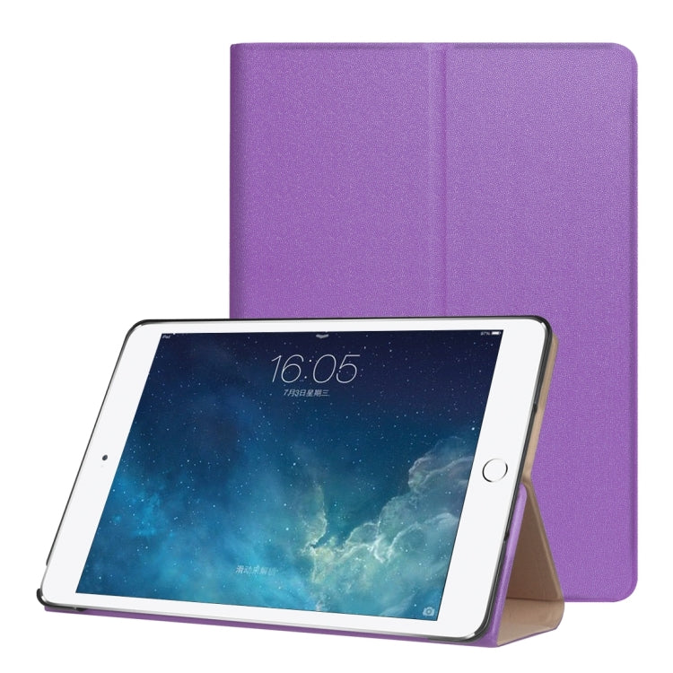 For iPad Pro 9.7inch (2017) Golden Stone Series PU Leather Stand Case Cover Shield