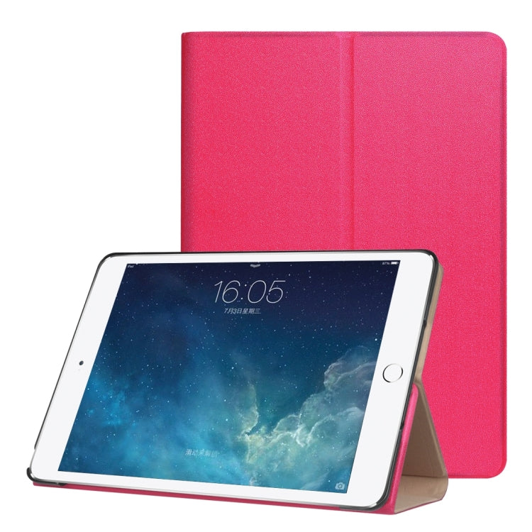 For iPad Pro 9.7inch (2017) Golden Stone Series PU Leather Stand Case Cover Shield
