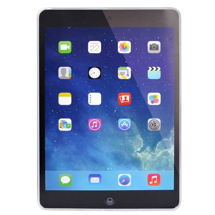 For iPad 9.7 (2018) & iPad 9.7 inch (2017) Ultra-thin Transparent TPU Protective Case(Transparent)