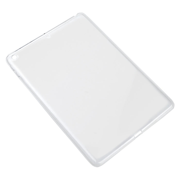 For iPad 9.7 (2018) & iPad 9.7 inch (2017) Ultra-thin Transparent TPU Protective Case(Transparent)
