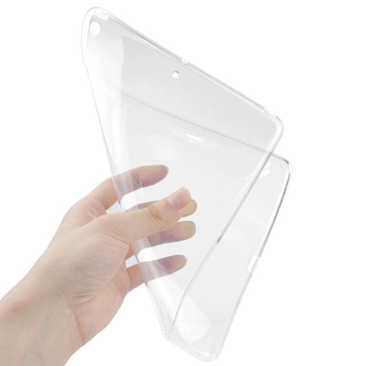 For iPad 9.7 (2018) & iPad 9.7 inch (2017) Ultra-thin Transparent TPU Protective Case(Transparent)